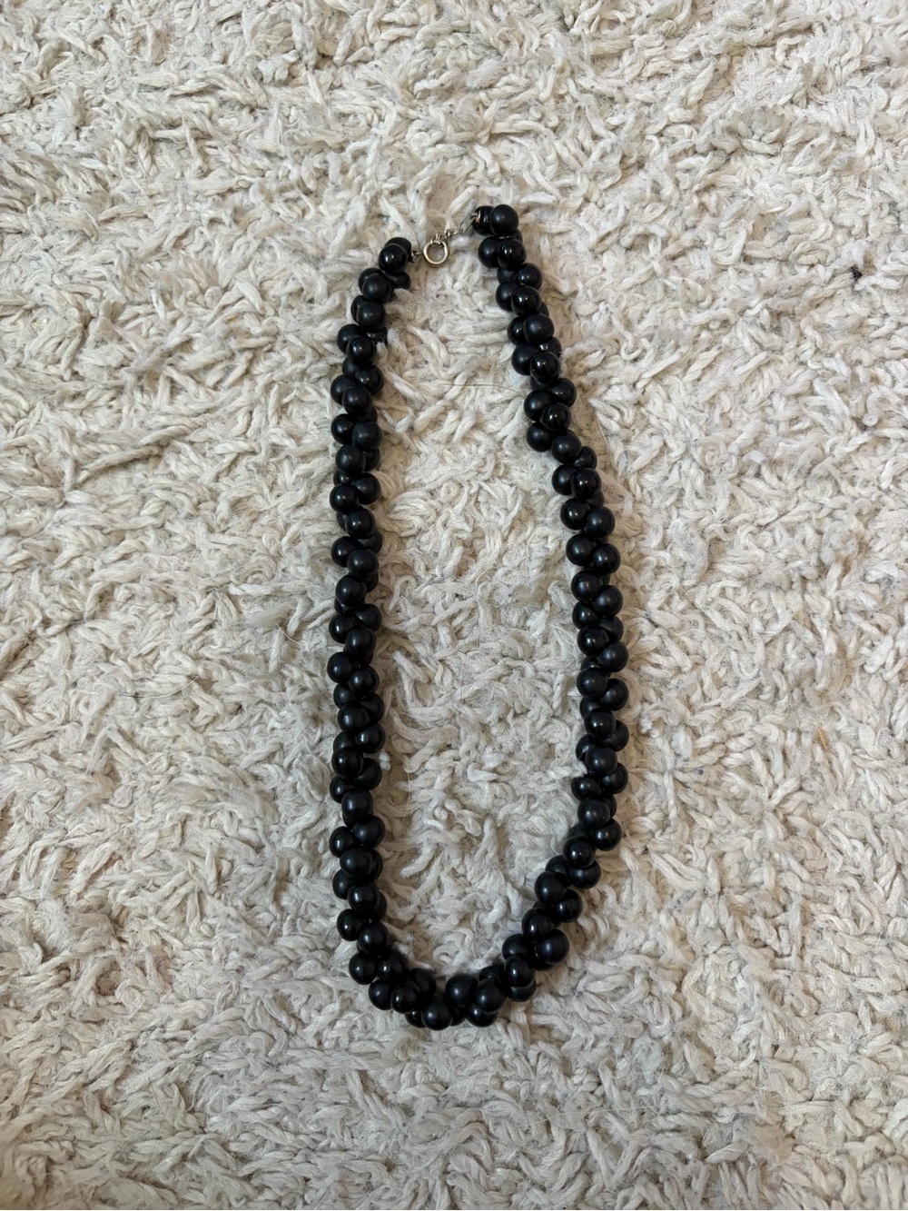 Classic Black Bead Necklace